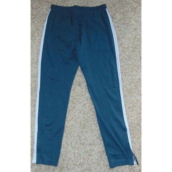 Mens Athletic Pants Under Armour Large Gray Lightweight Zip Leg Heatgear Relaxed - Picture 4 of 5